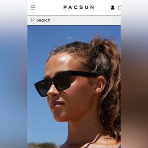 Pacsun - Black Baldwin Cat Eye - Sunglasses